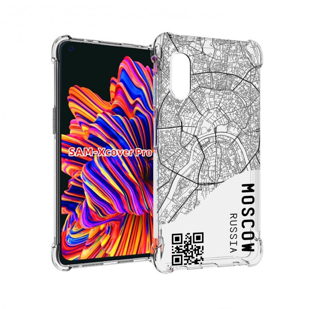 

Чехол MyPads схема-москва для Samsung Galaxy Xcover Pro 1, Прозрачный, Tocco