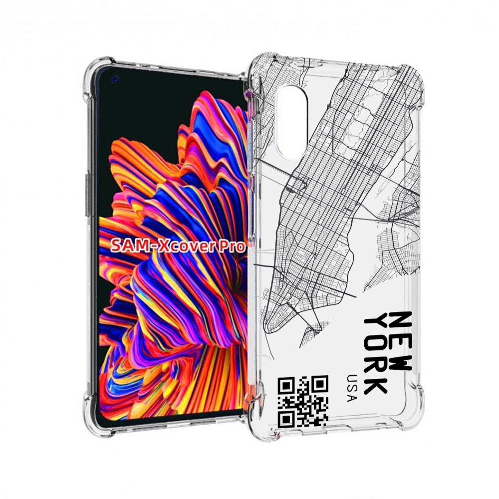 

Чехол MyPads схема-нью-йорк для Samsung Galaxy Xcover Pro 1, Прозрачный, Tocco