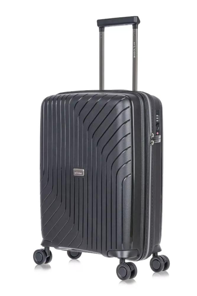 

Чемодан унисекс L'Case MADRID черный, , 55.5х39х25.5 см, MADRID
