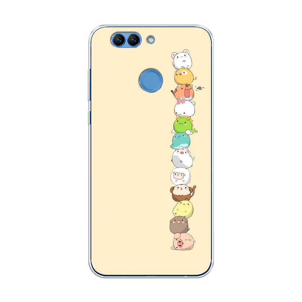 

Чехол Awog на Huawei Nova 2 Plus "Питомцы Чиби", Разноцветный, 63050-2
