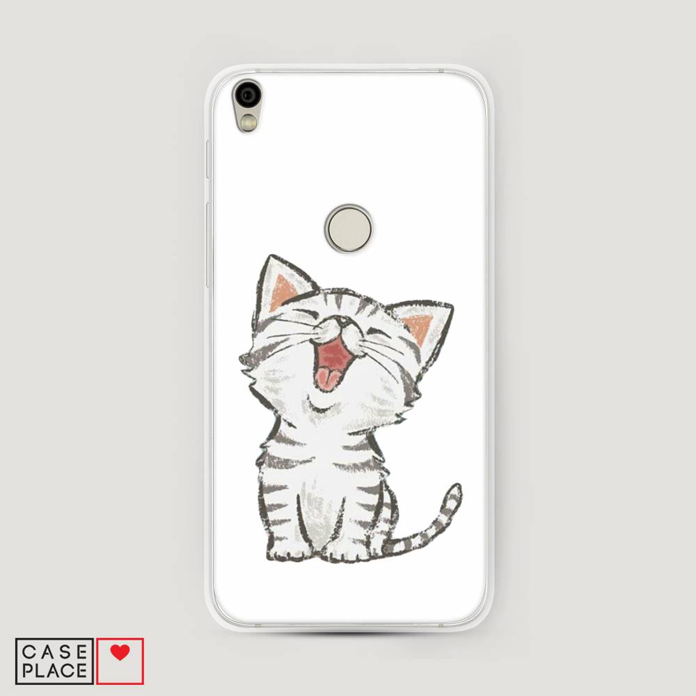 

Чехол Awog на Alcatel Shine Lite / Алкатель Shine Lite "Котенок рисованный", 170350-1