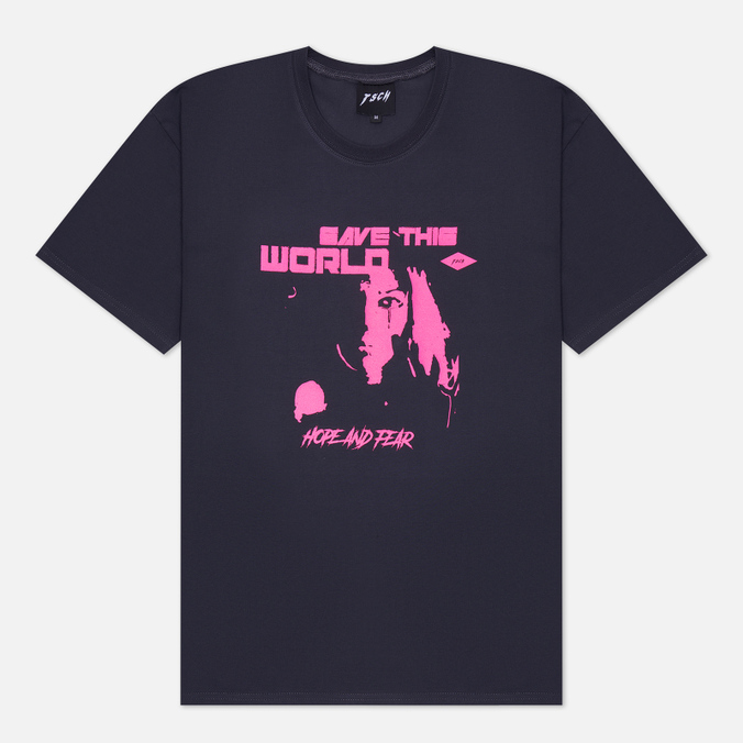 

Мужская футболка TSCH Save This World Hope And Fear серый, Размер S, Save This World Hope And Fear