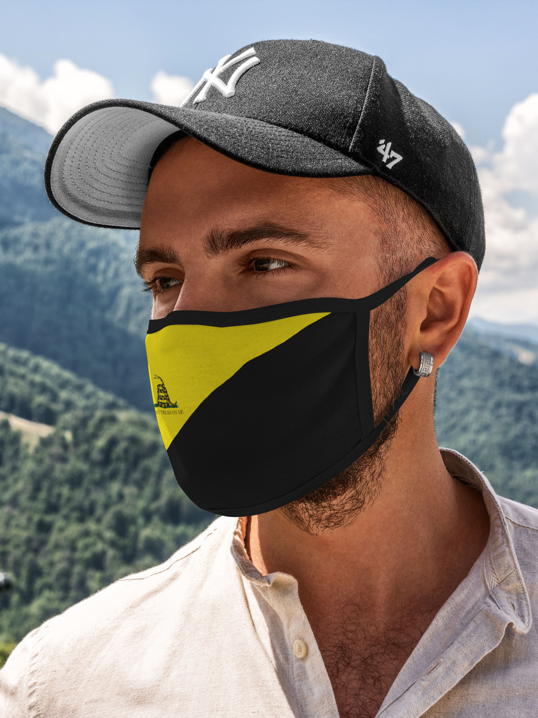 

Многоразовая маска унисекс Burnettie Анархия Dont Tread On Me, Разноцветный, Анархия Dont Tread On Me