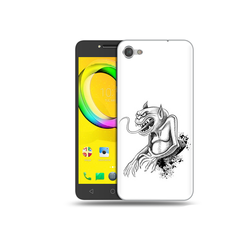 

Чехол MyPads Tocco для Alcatel A5 чорт (PT67387.664.692), Прозрачный, Tocco