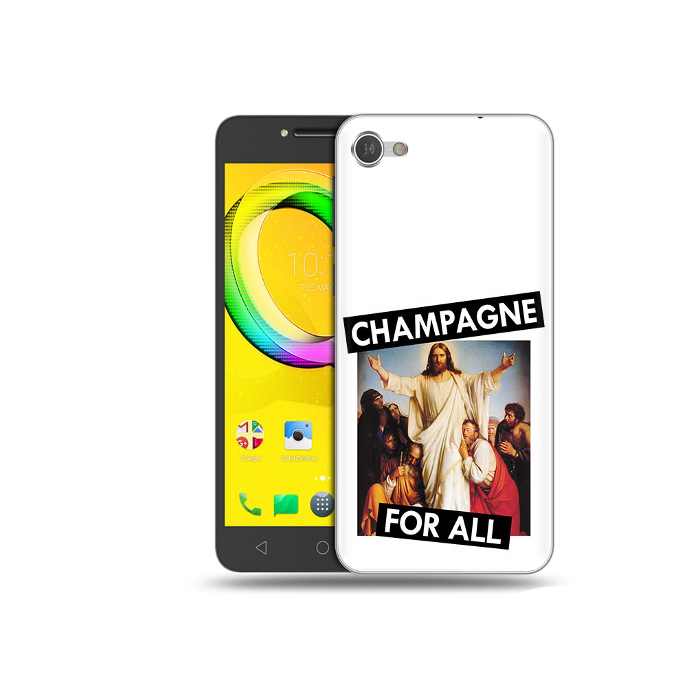 

Чехол MyPads Tocco для Alcatel A5 шампанское (PT67387.664.697), Прозрачный, Tocco