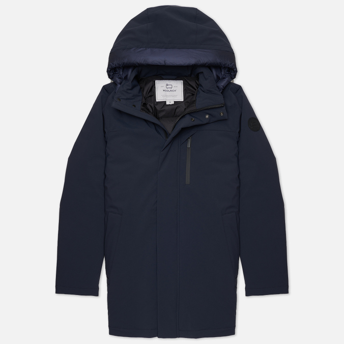 Мужская куртка парка Woolrich Mountain Stretch синий, Размер S