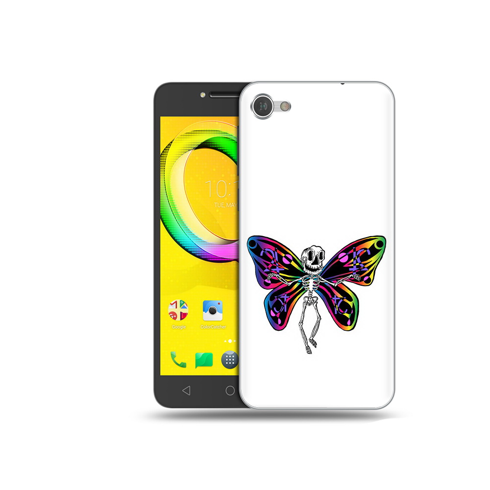 

Чехол MyPads Tocco для Alcatel A5 эффект бабочки (PT67387.664.701), Прозрачный, Tocco