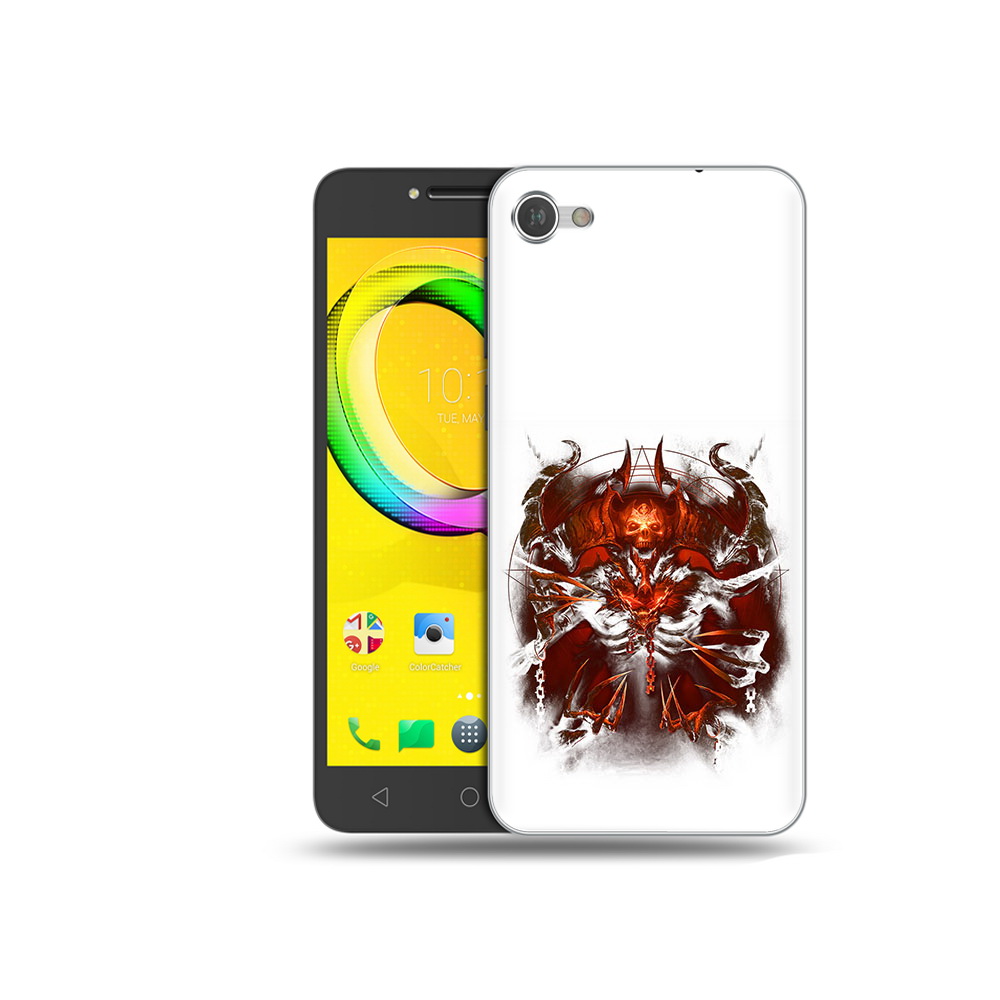 

Чехол MyPads Tocco для Alcatel A5 яркий демон (PT67387.664.708), Прозрачный, Tocco