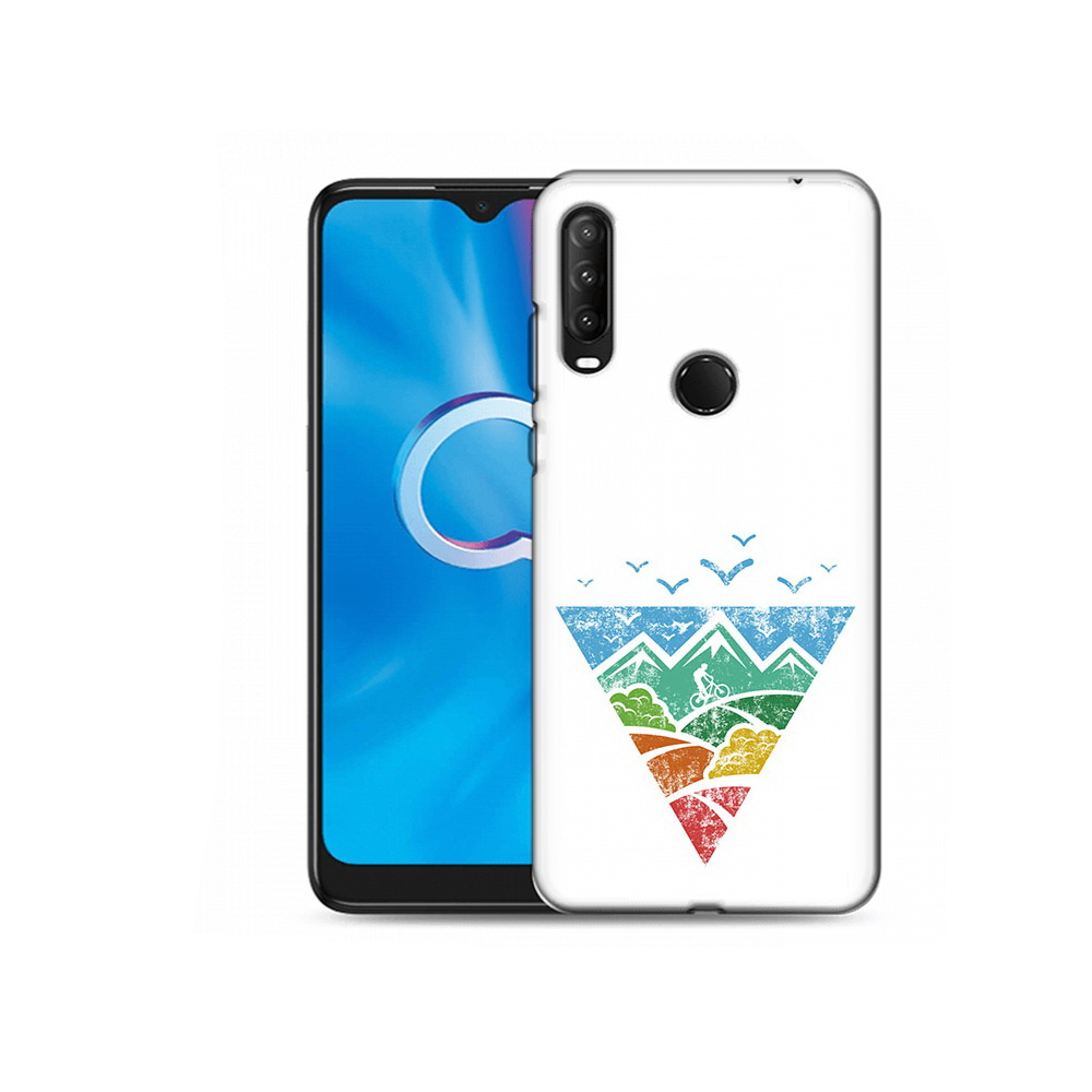 

Чехол MyPads Tocco для Alcatel 1S (2020) 5028Y Лес земля море чайки (PT145668.665.105), Прозрачный, Tocco