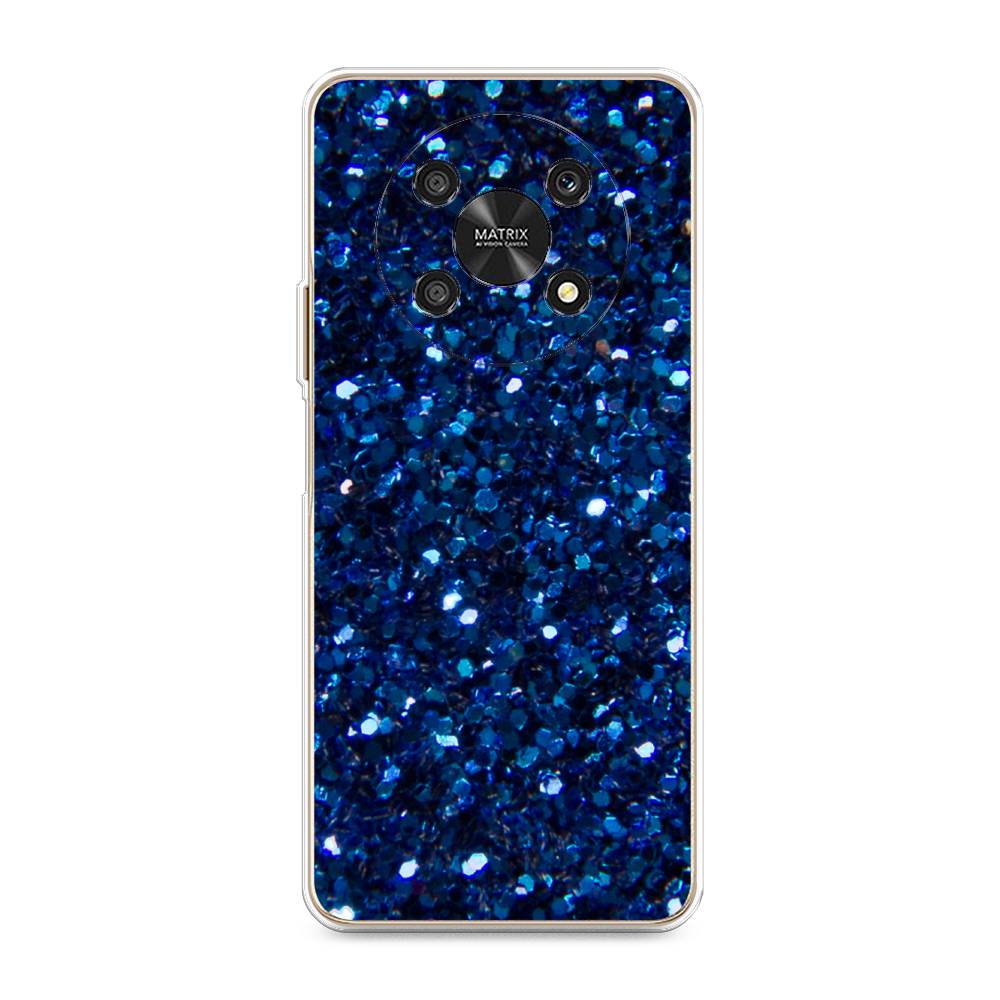 

Чехол Awog "Синие блестки рисунок" для Honor x30