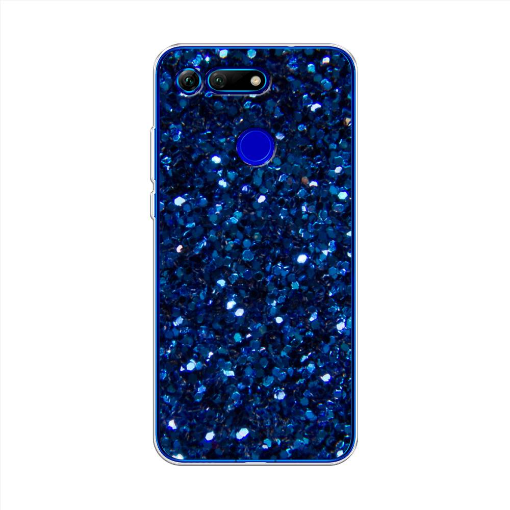 

Чехол Awog "Синие блестки рисунок" для Huawei Honor V20 (View 20)