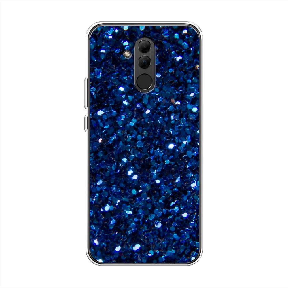 

Чехол Awog "Синие блестки рисунок" для Huawei Mate 20 Lite