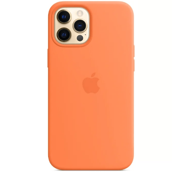 фото Чехол iphone 12/12 pro silicon case kumquat (magsafe) c logo nobrand