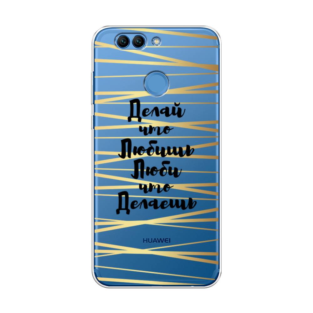 

Чехол Awog на Huawei Nova 2 Plus "Делай что любишь", Разноцветный, 63050-7