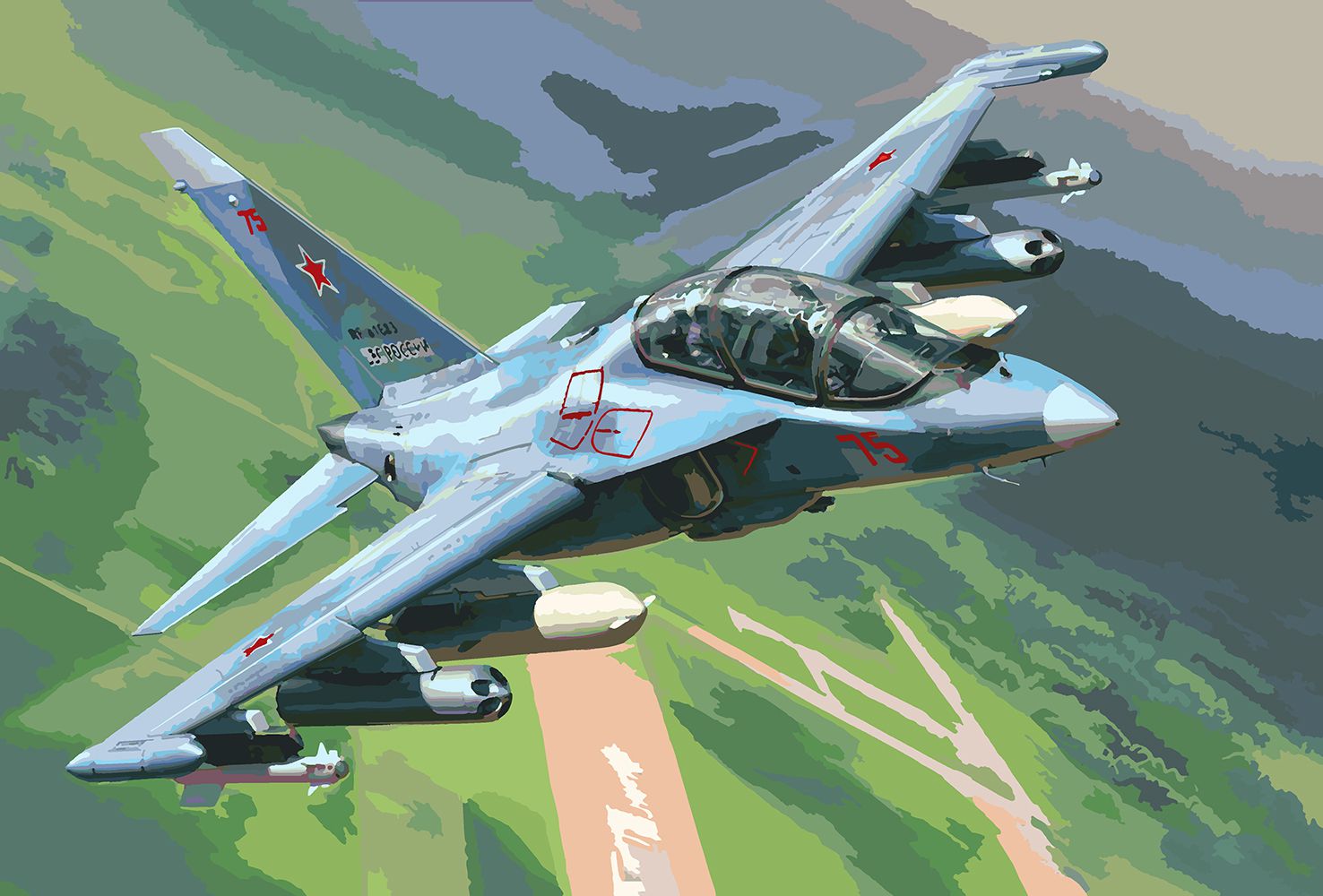 

Картина по номерам Красиво Красим ЯК-130, 80 х 120 см, ЯК-130
