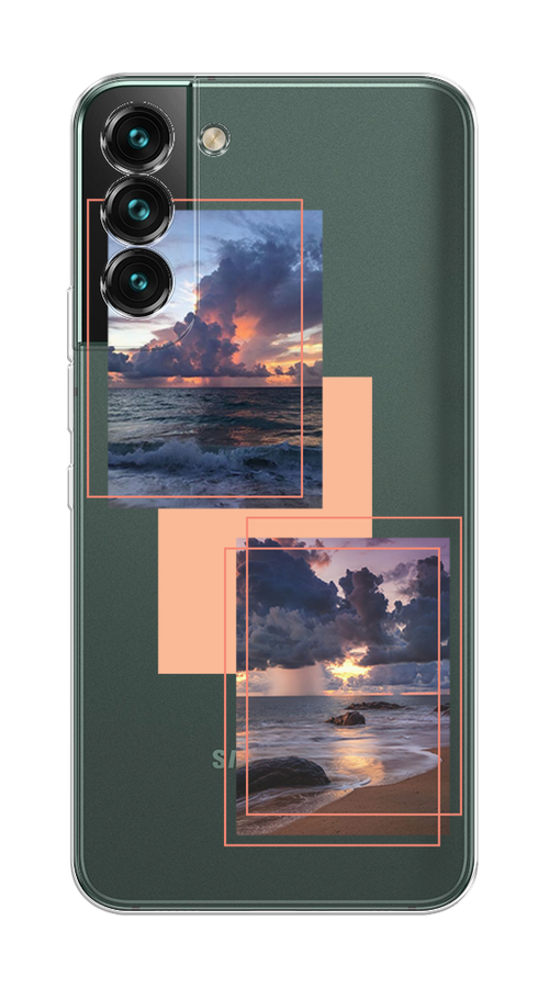 

Чехол на Samsung Galaxy S22 Plus "Sky collage", Розовый;прозрачный;синий, 2103950-1