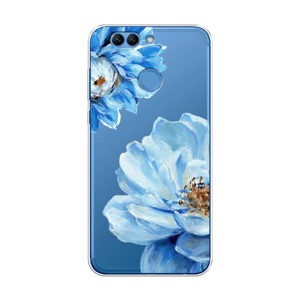 

Чехол Awog на Huawei Nova 2 Plus "Голубые клематисы", Разноцветный, 63050-8
