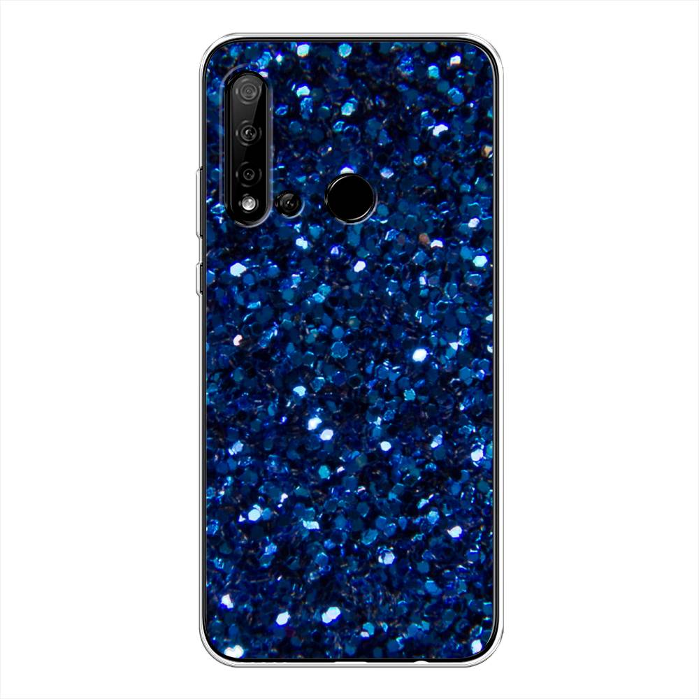 

Чехол Awog "Синие блестки рисунок" для Huawei P20 lite 2019