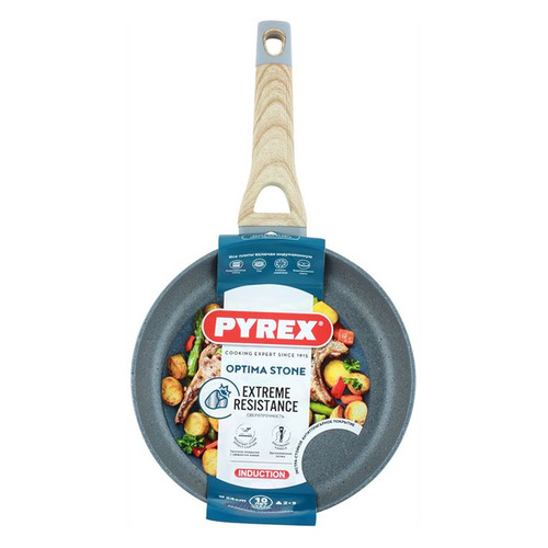 фото Сковорода pyrex ox24bf4/e006, 24см, 24см, серый