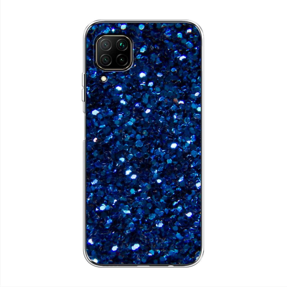 

Чехол Awog "Синие блестки рисунок" для Huawei P40 Lite