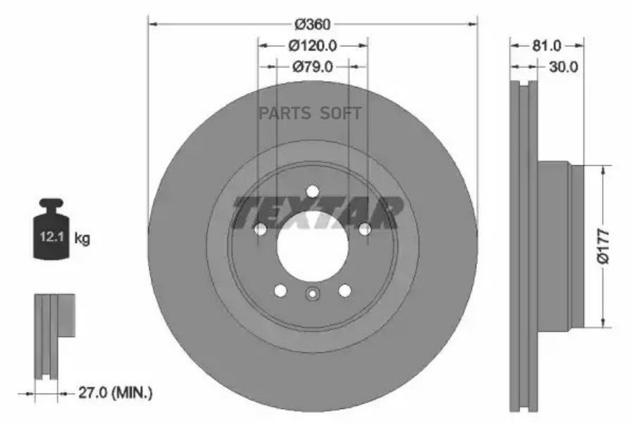 

Тормозный колодки Textar передний правый/левый с покрытием Pro 92178403