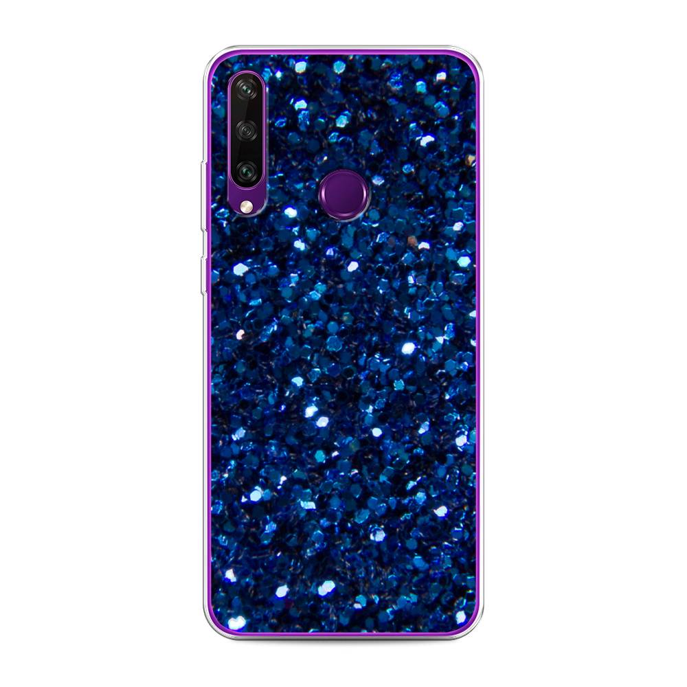 

Чехол Awog "Синие блестки рисунок" для Huawei Y6p