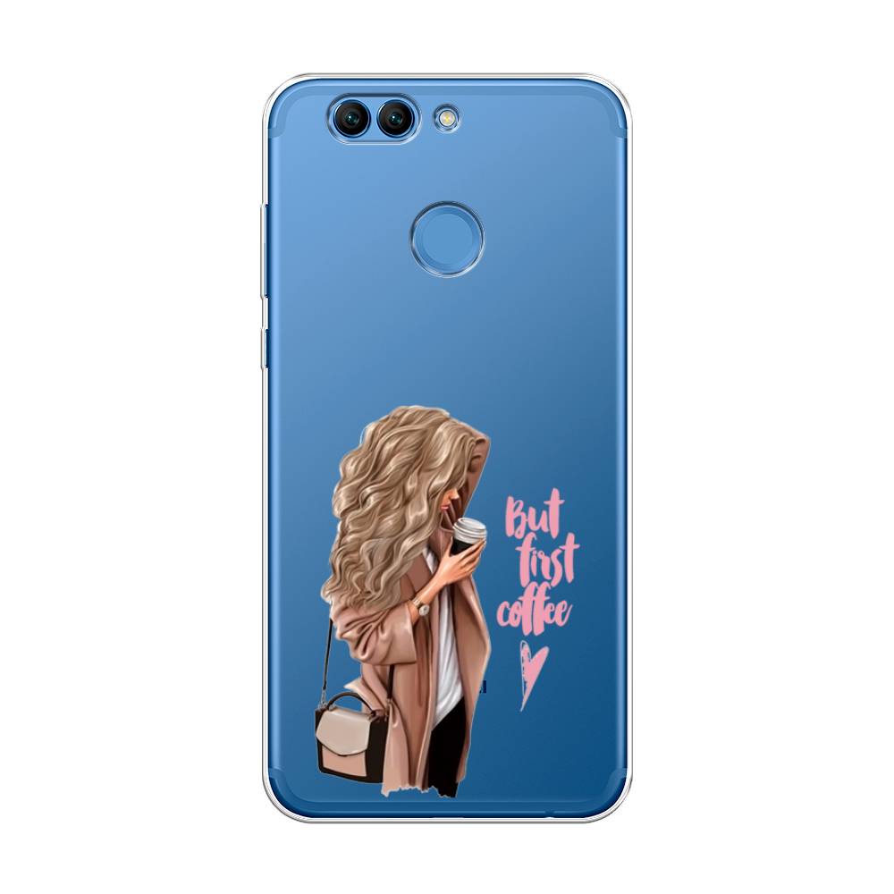 

Чехол Awog "Девушка с кофе" для Huawei Nova 2 Plus