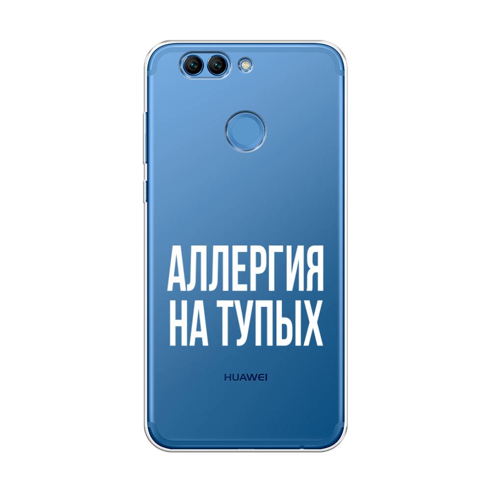 

Чехол Awog на Huawei Nova 2 Plus "Аллергия на тупых", Разноцветный, 63050-6