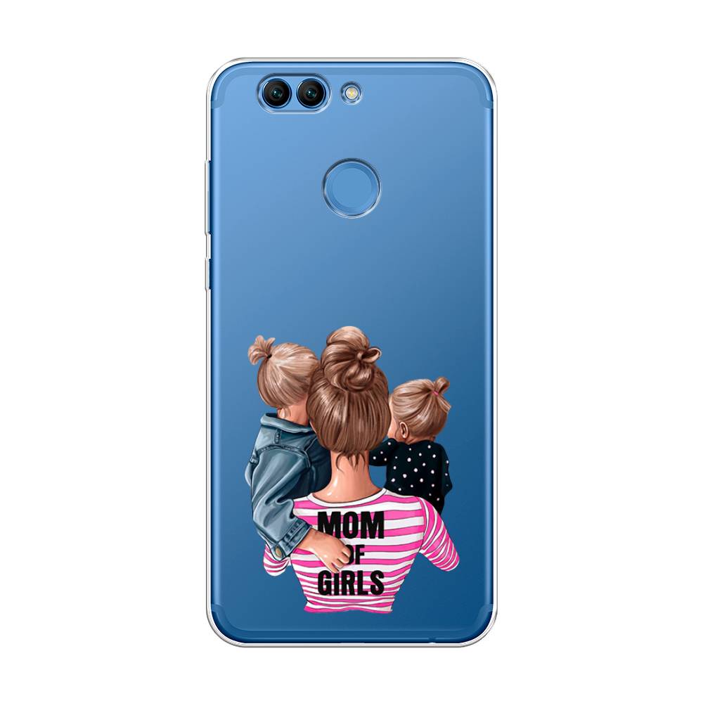 

Чехол Awog на Huawei Nova 2 Plus "Mom of Girls", Разноцветный, 63050-6