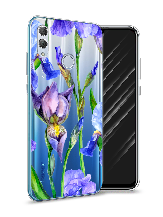 

Чехол Awog на Honor 10 Lite "Синие ирисы", Фиолетовый;голубой;зеленый, 67550-8