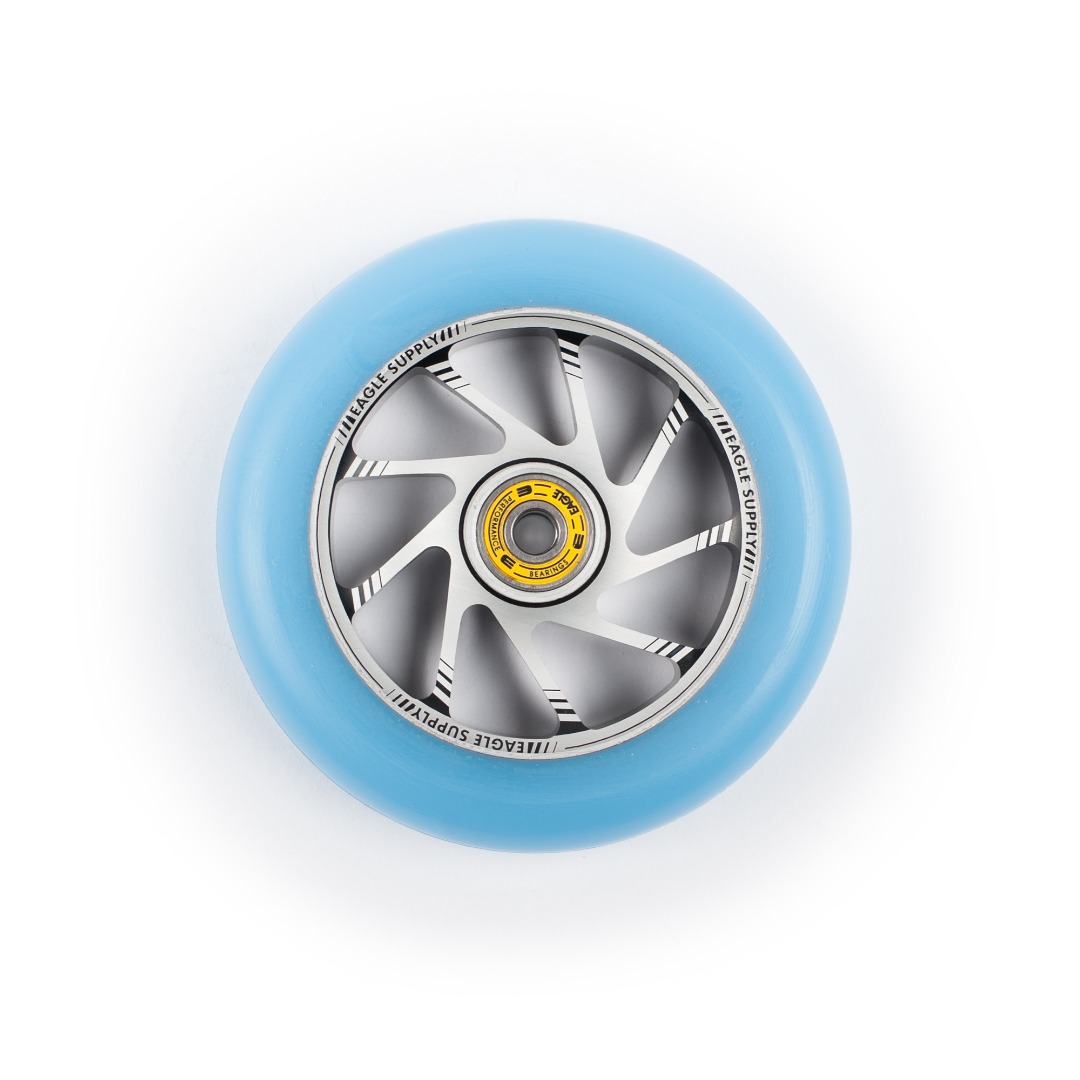 

Колесо с подшипником для самоката Eagle Supply Standard Line Team 120mm GITD Blue, Голубой, Eagle Supply Standard Line Team 120mm GITD