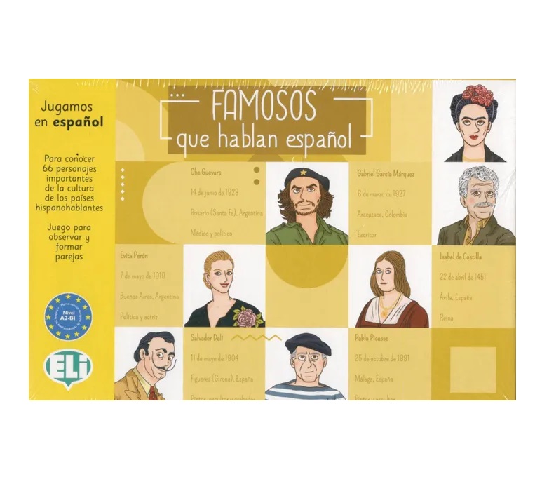 Книга ELI Language Games Famosos que hablan espaol 1575₽