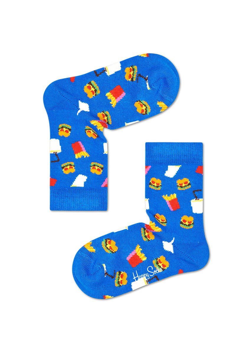 Носки детские Happy socks Kids Hamburger Sock KHAM01 цв. разноцветный р. 15