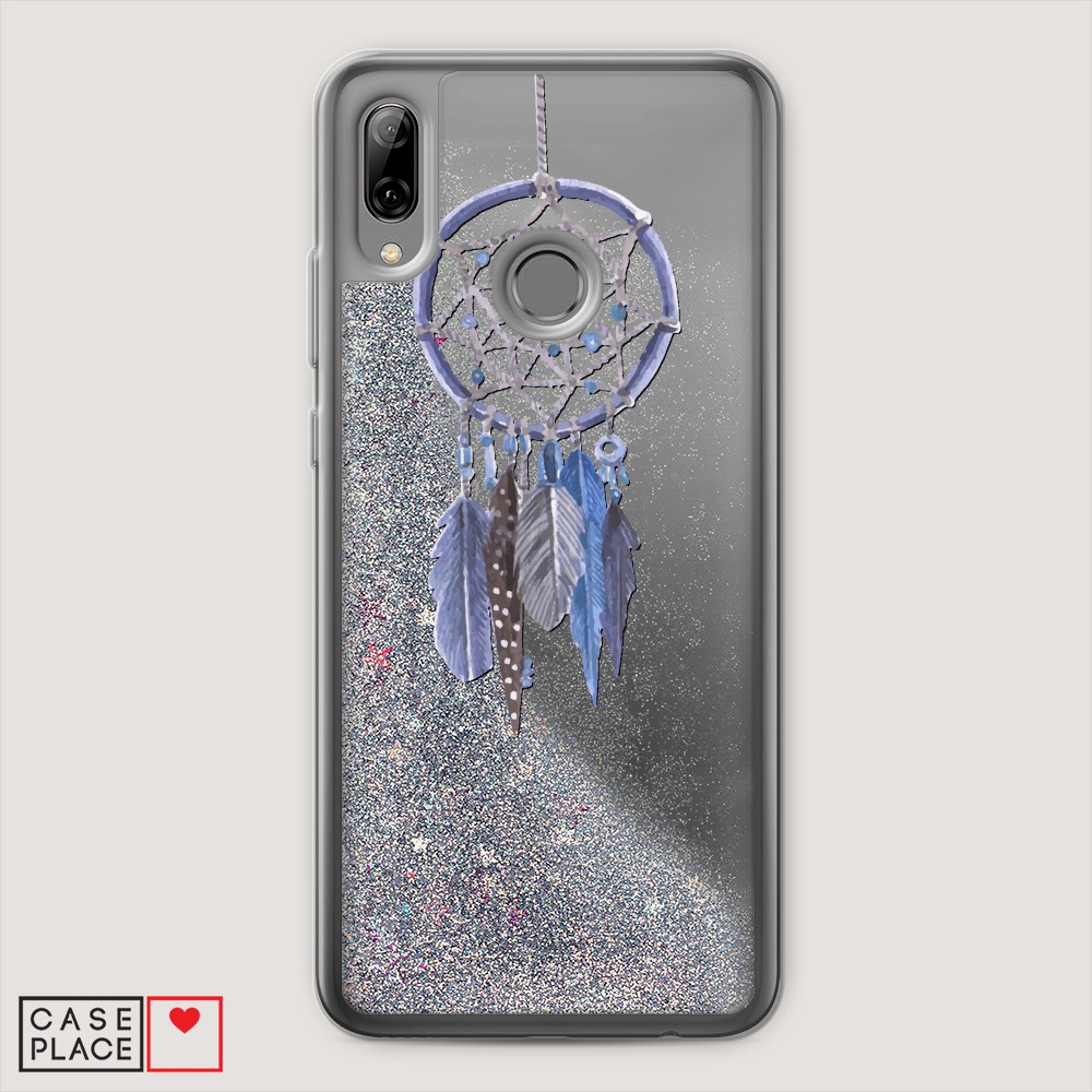 

Чехол Awog на Huawei P Smart 2019/Honor 10 Lite "Синий ловец снов акварель", Разноцветный, 67291-1