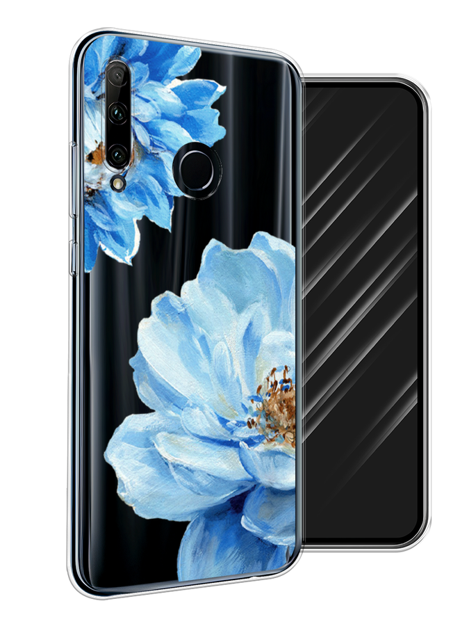

Чехол Awog на Huawei P Smart Plus 2019 "Синие ирисы", Фиолетовый;голубой;зеленый, 69250-8