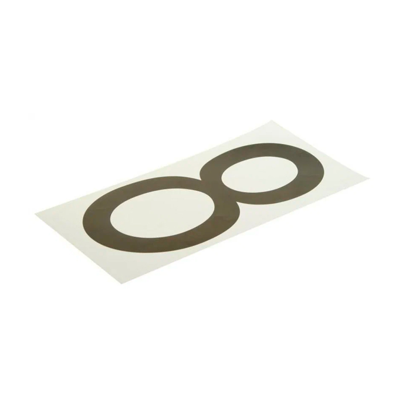 

Наклейка-знак виниловая на дублирующие номера "8" 33х17см AUTOSTICKERS 007052, Черный