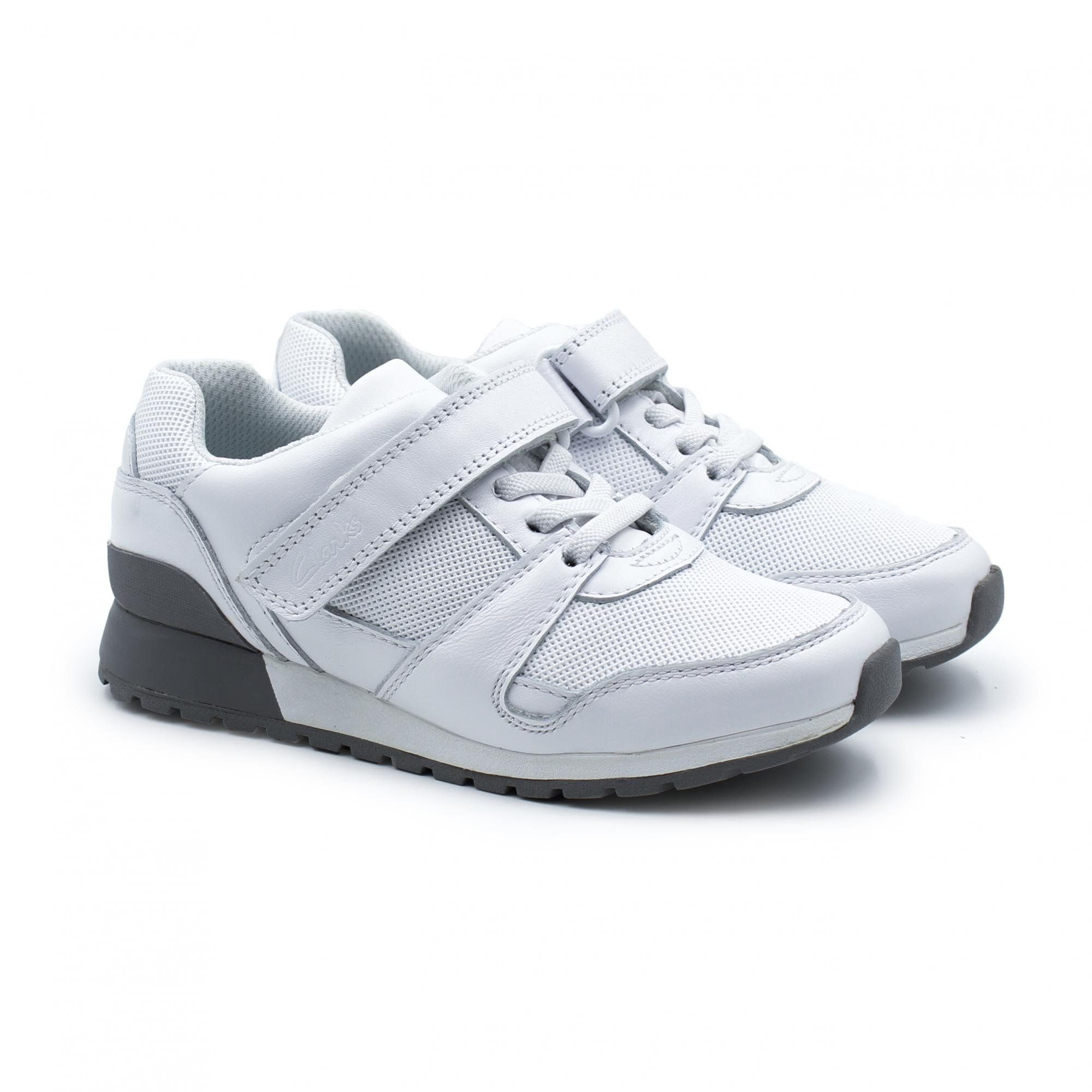 

Кроссовки Clarks Retro Run K 26158404 цв. белый р. 29, Retro Run K 26158404