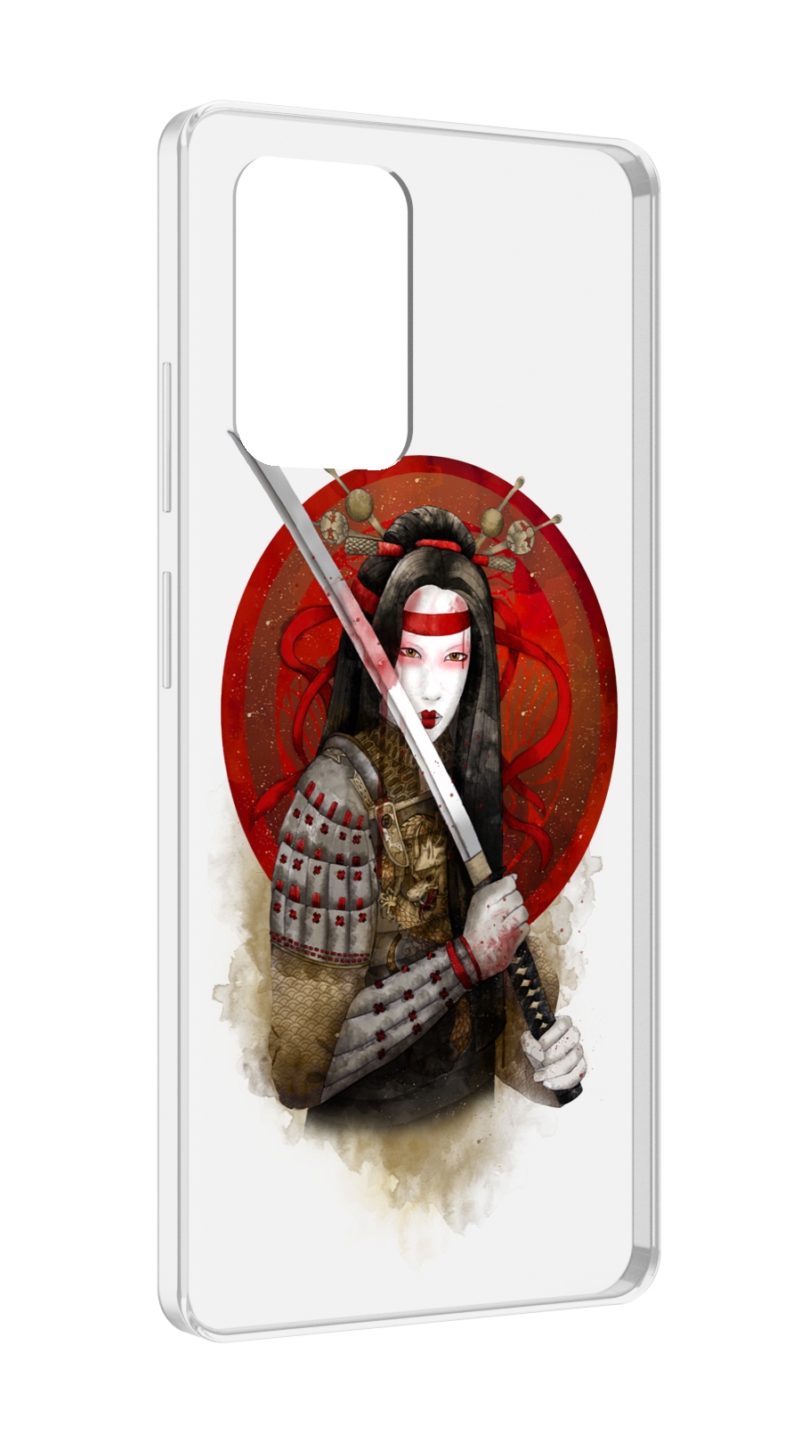 

Чехол MyPads рисованная девушка с катаной для ZTE Blade V40 Pro, Tocco