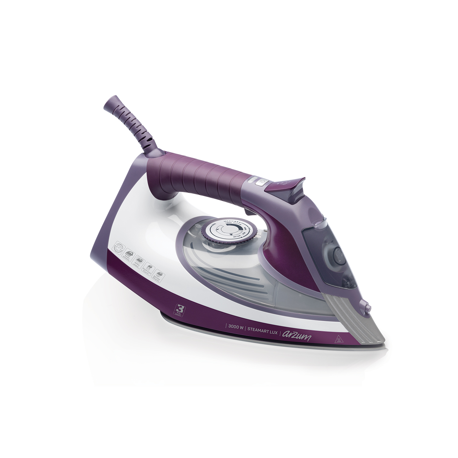 фото Утюг arzum steamart lux ar693 violet/white