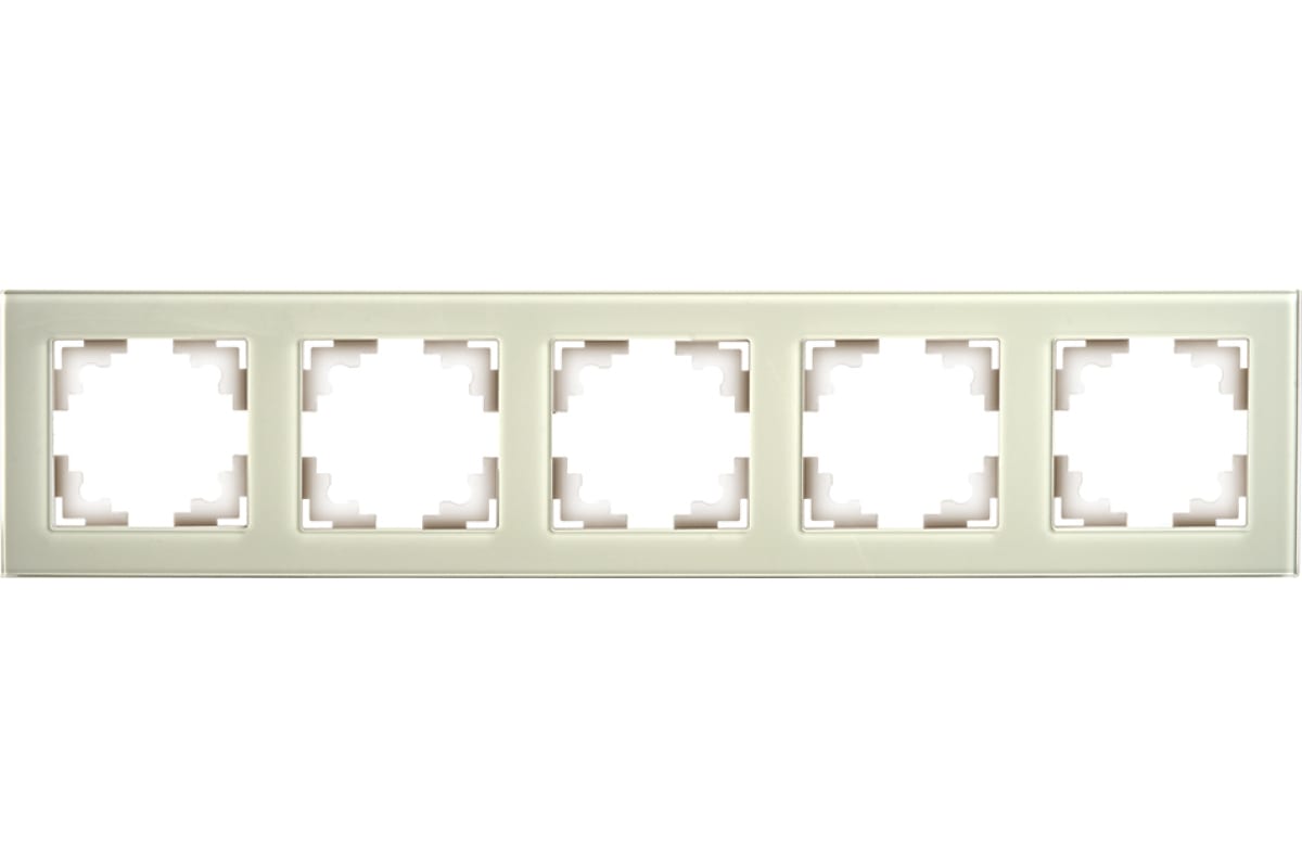 Рамка горизонтальная 5-местная, Stekker, GFR00-7005-07, серия Катрин, дымчатый (49039) горизонтальная двухместная рамка stekker