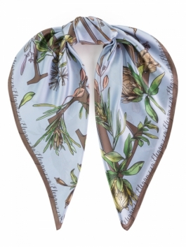 

Платок женский ELEGANZZA 01-00039412 голубой, 90х90 см, 01-00039412