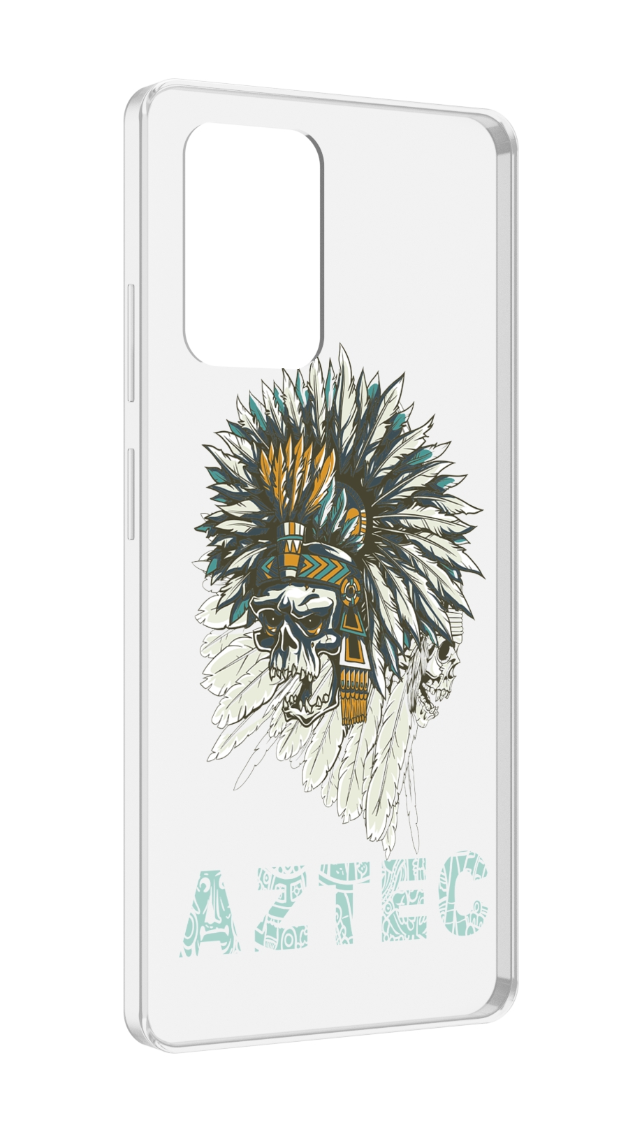 

Чехол MyPads скелет индеец для ZTE Blade V40 Pro, Tocco