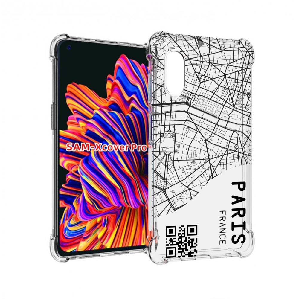 

Чехол MyPads схема-париж для Samsung Galaxy Xcover Pro 1, Прозрачный, Tocco