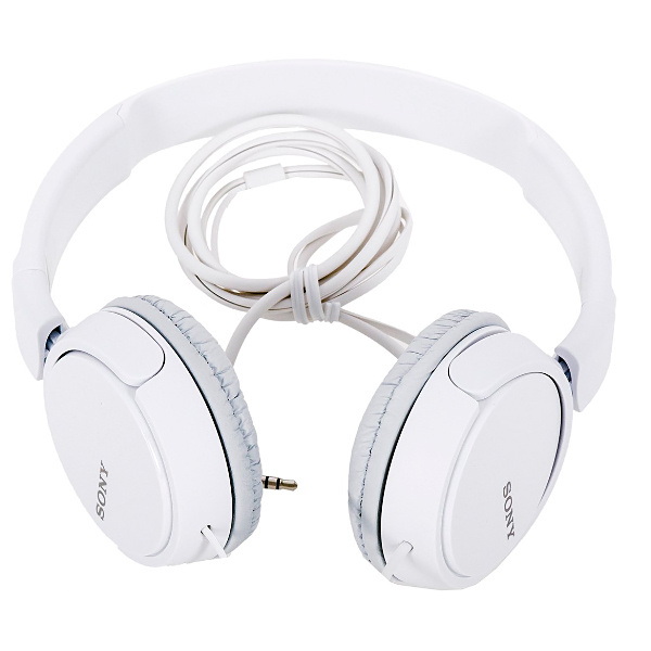 

Наушники Sony MDR-ZX110AP, 3.5 мм, накладные, белый