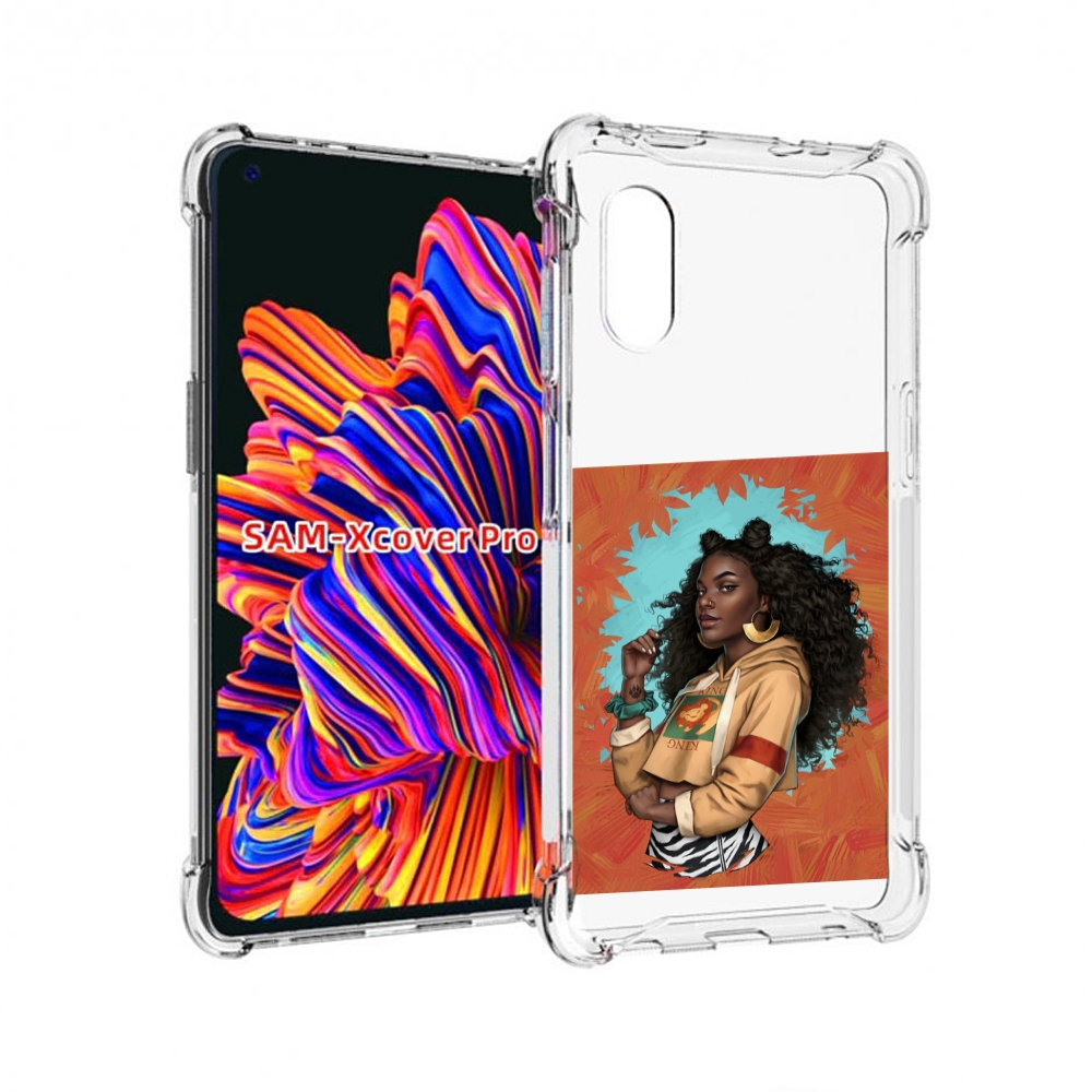 

Чехол MyPads темная-девушка женский для Samsung Galaxy Xcover Pro 1, Прозрачный, Tocco