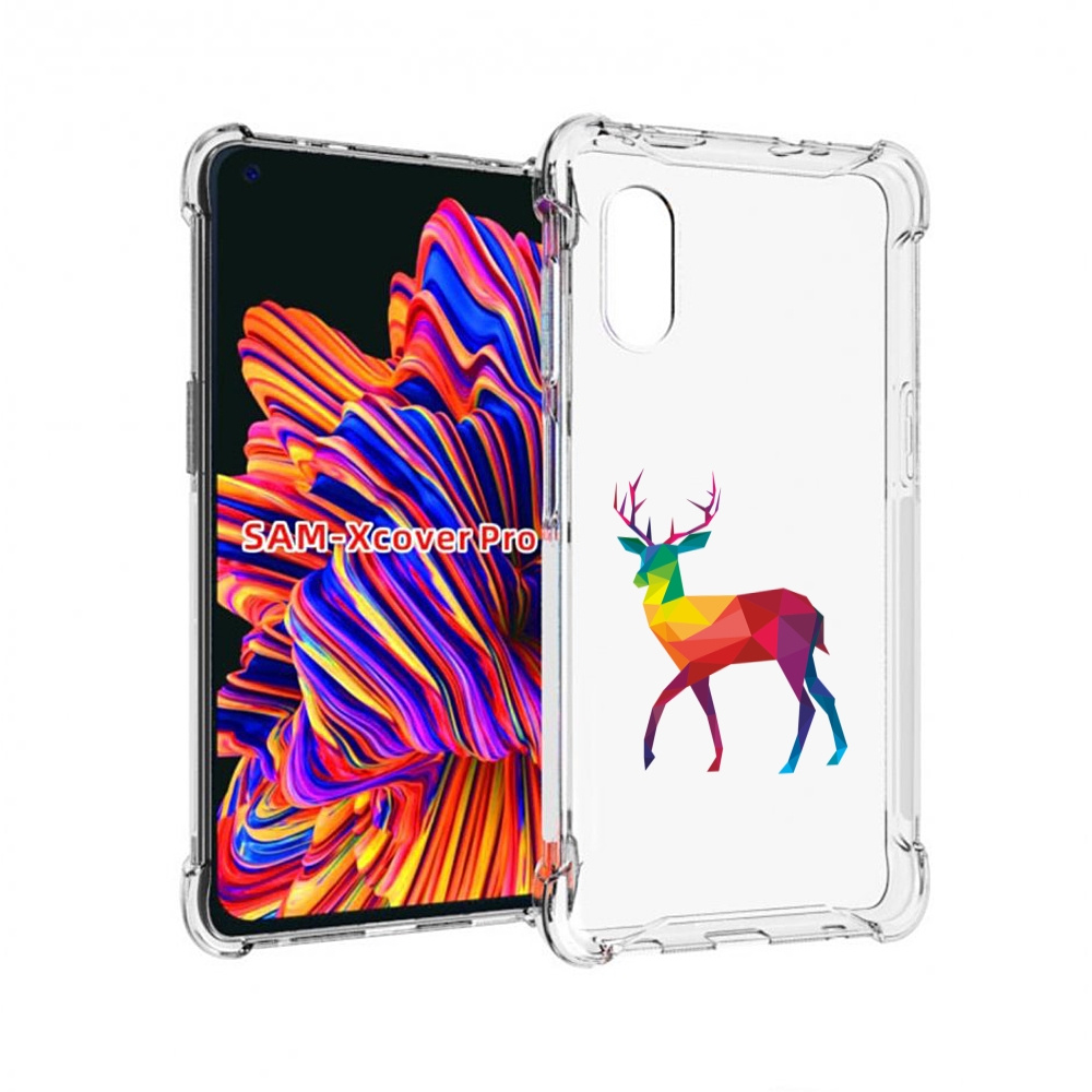 

Чехол MyPads геометрический олень для Samsung Galaxy Xcover Pro 1, Прозрачный, Tocco