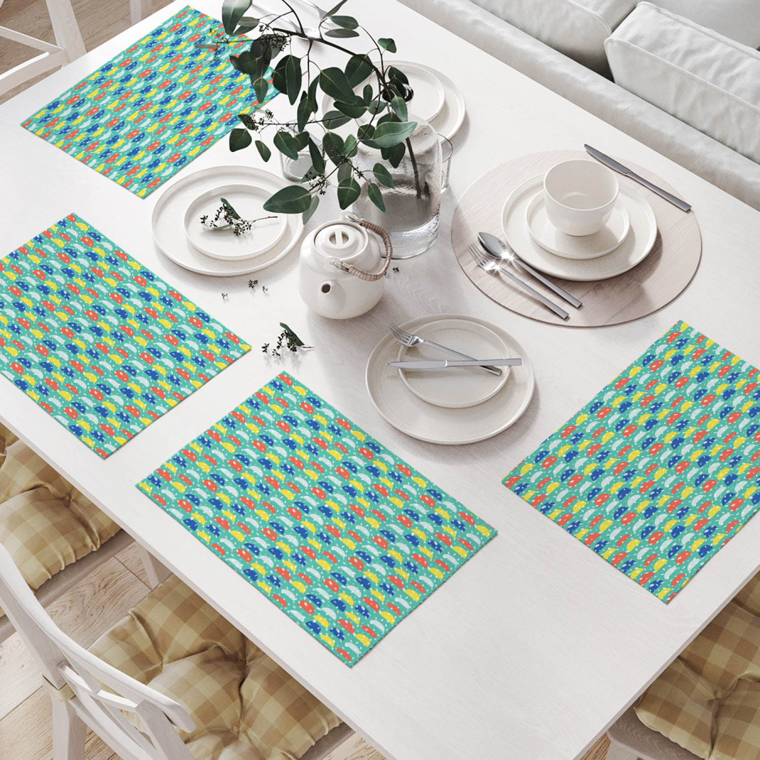 

Комплект салфеток JoyArty "Яркий забавный мотив" (32х46 см, 4 шт.), Голубой, Яркий забавный мотив