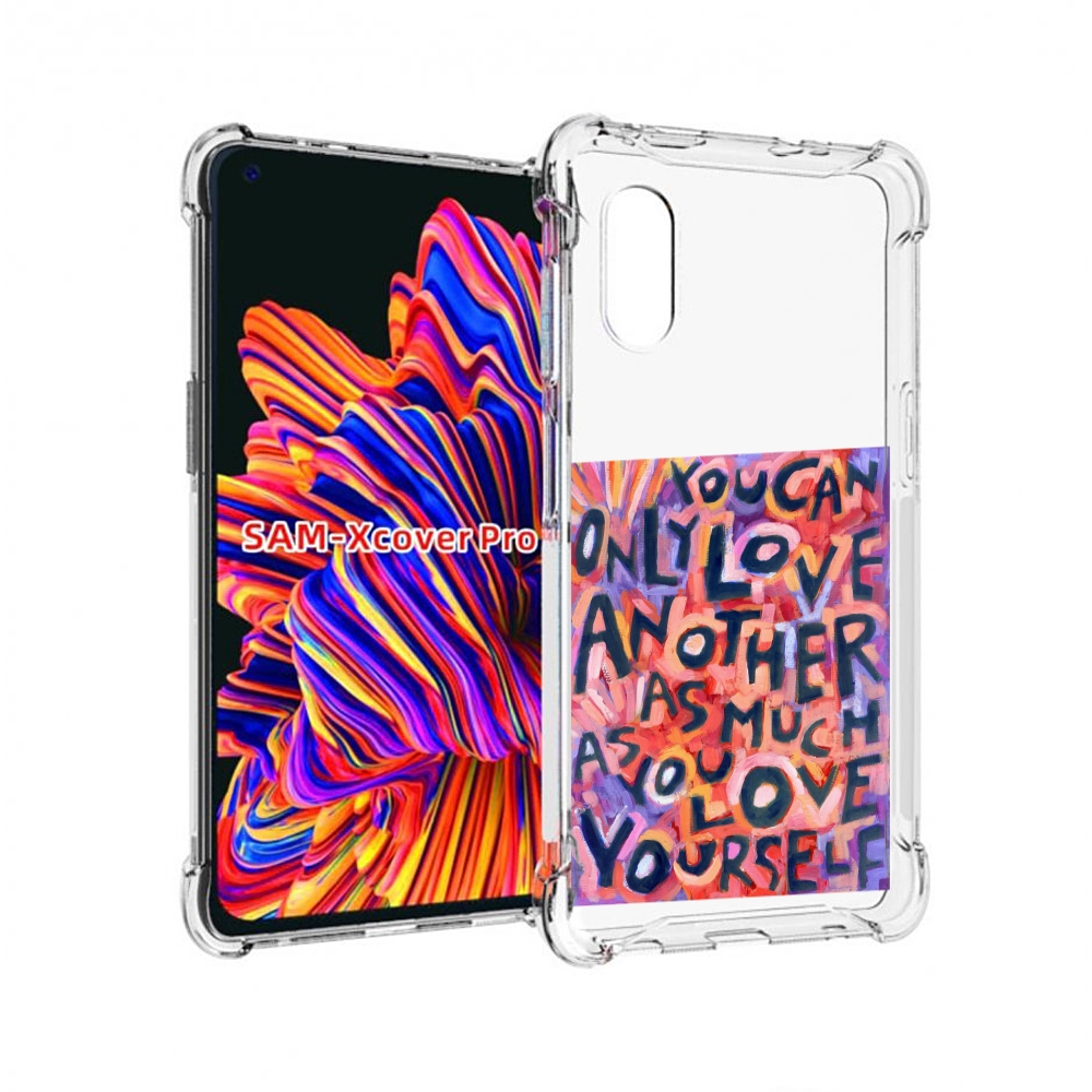 

Чехол MyPads ты-можешь-только-любить для Samsung Galaxy Xcover Pro 1, Прозрачный, Tocco