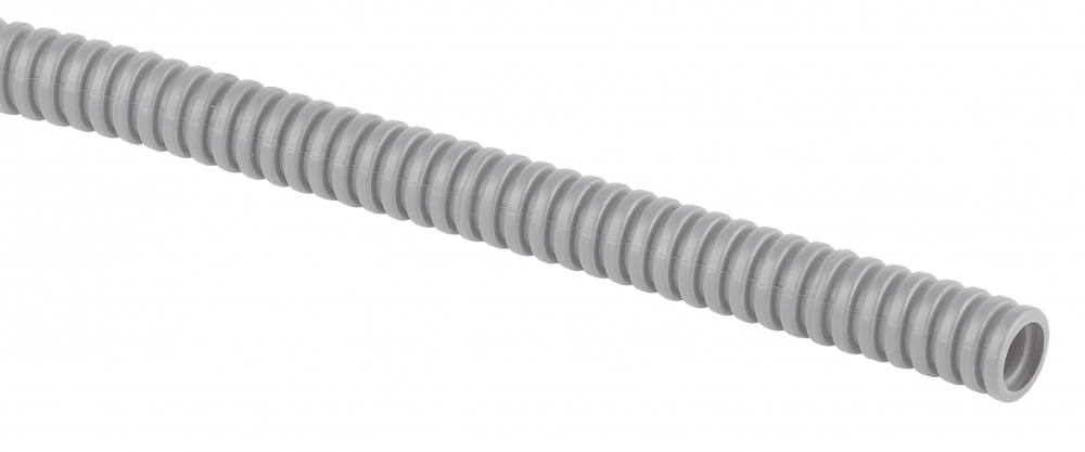 Труба гофрированная ПВХ ЭРА GOFR-25-75-PVC-T тяжелая серая 25мм с зондом 75м (Б0057955)