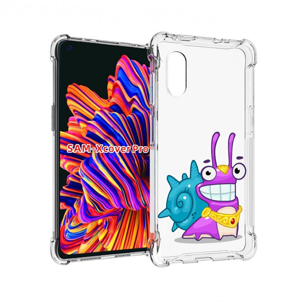 

Чехол MyPads улитка-принц для Samsung Galaxy Xcover Pro 1, Прозрачный, Tocco